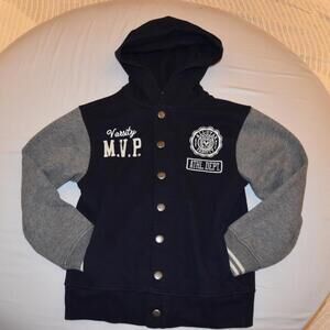 OshKosh B'gosh Kids' Varsity Hoodie Jacket Size 8